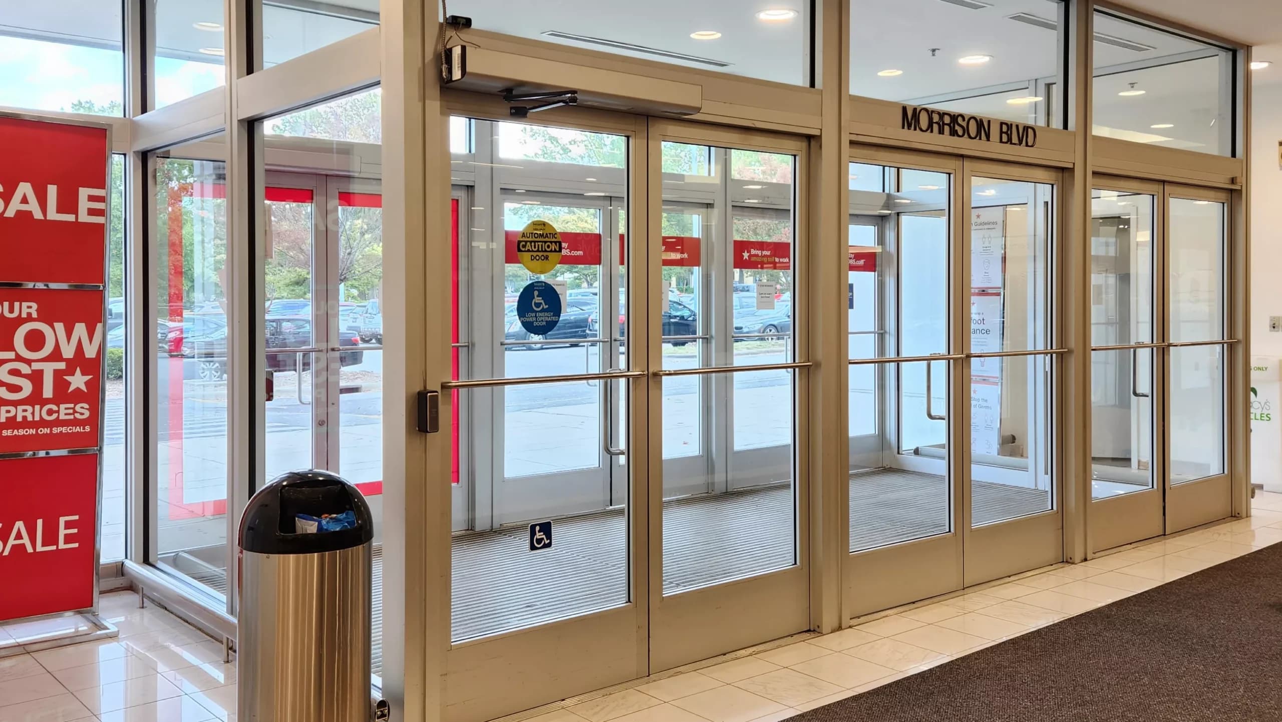 Handicap door operator installation