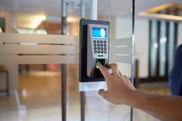 Access door control hardware